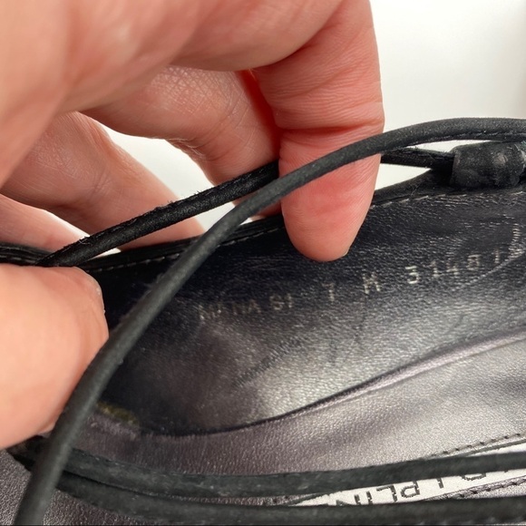 Donald J Pliner Mana black espadrille wedge 7 - Picture 5 of 6